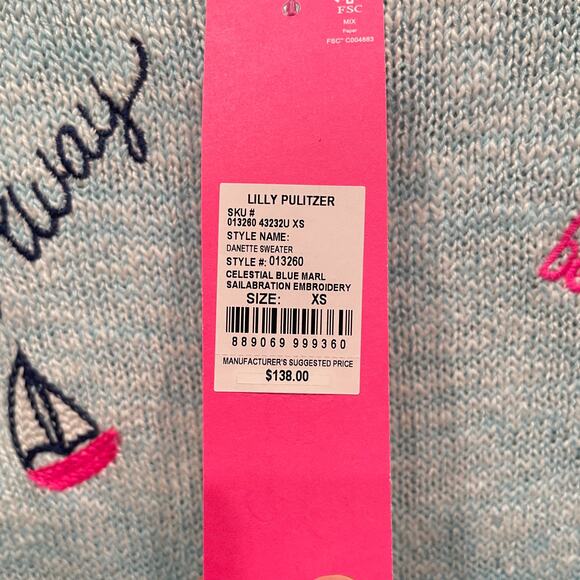 NWT Lilly Pulitzer Danette Sweater - Size: XS - Picture 5 of 7